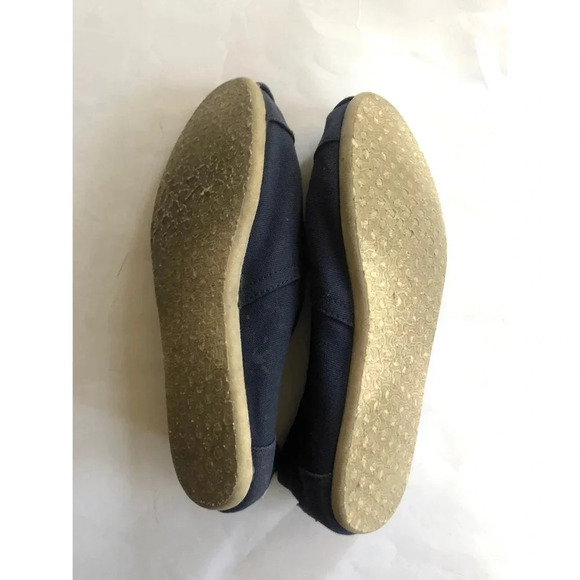 TOMS Women’s Canvas Slip-on flat shoes Size 9 - Picture 5 of 7